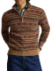 ΑΝΔΡΙΚΟ ΠΟΥΛΟΒΕΡ HALF-ZIP  1