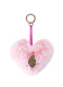 HEART FAUX FUR CHARM 0
