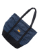 ΤΣΑΝΤΑ PINSTRIPE DENIM TOTE 1