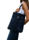 ΓΥΝΑΙΚΕΙΑ SUEDE ΤΣΑΝΤΑ ΩΜΟΥ TOTE DU JOUR 3