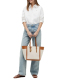 ΓΥΝΑΙΚΕΙΑ ΤΣΑΝΤΑ SCRIPT TOTE CANVAS 3
