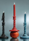 TOMATO LEAVES WAX CANDLEHOLDER 4