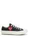 UNISEX SNEAKERS PLAY COMME DES GARCONS x CONVERSE 70 SMALL RED HEART LOW TOP 0