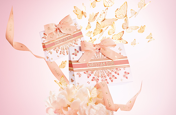 FLOWER GREETING CARD BY DIOR