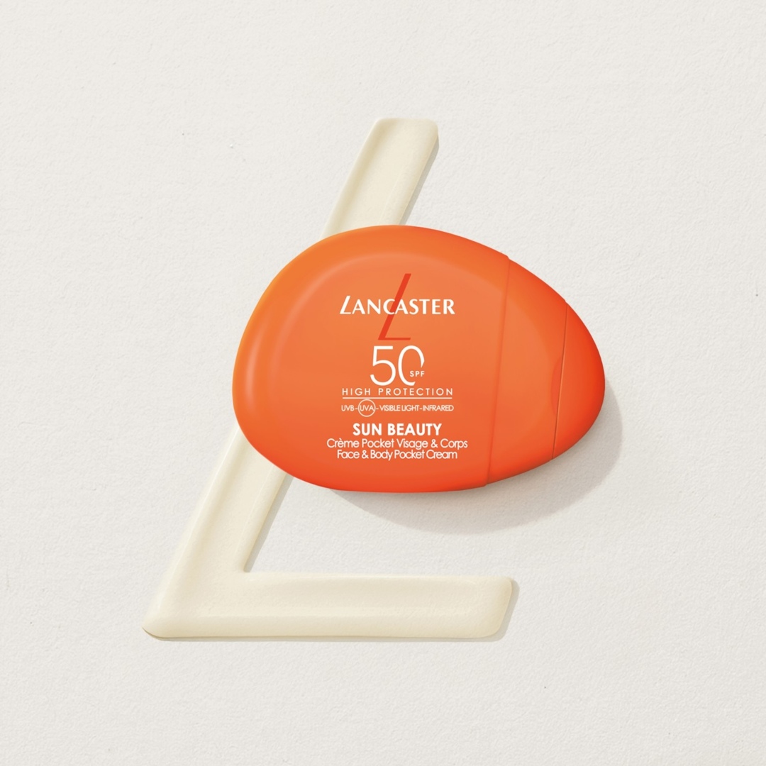 LANCASTER SUN BEAUTY FACE & BODY POCKET CREAM SPF50 5