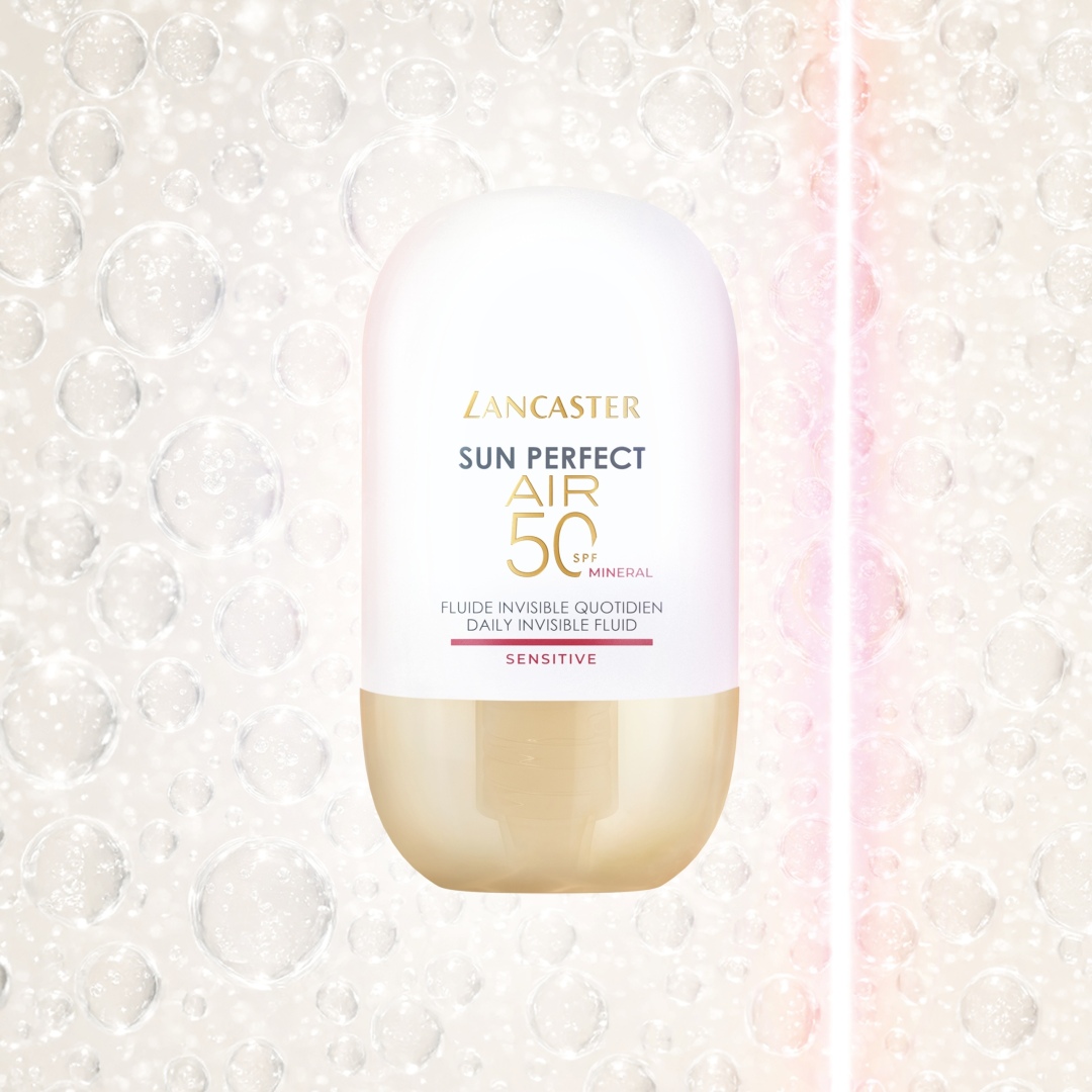 LANCASTER SUN PERFECT AIR DAILY INVISIBLE FLUID SPF50 SENSITIVE MINERAL 3