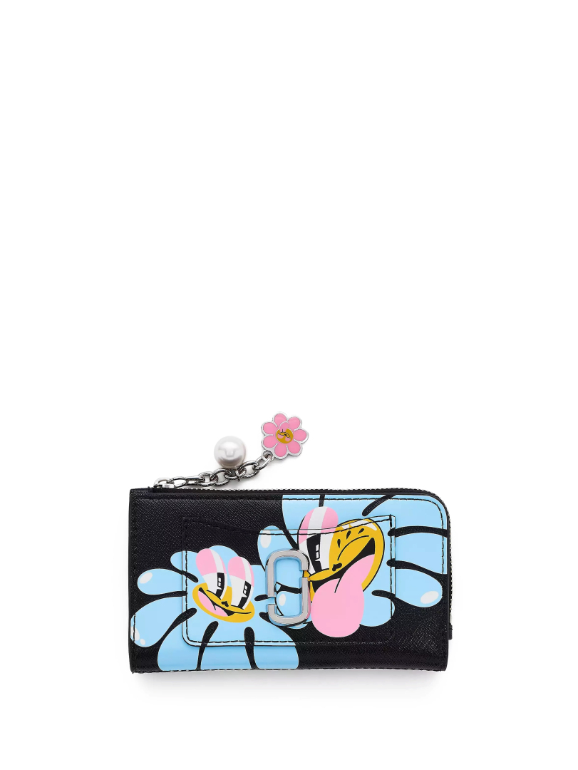 ΓΥΝΑΙΚΕΙΟ ΠΟΡΤΟΦΟΛΙ HATTIE STEWART X MARC JACOBS UTILITY SNAPSHOT SLIM WALLET 0