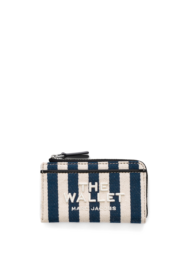 ΓΥΝΑΙΚΕΙΟ ΠΟΡΤΟΦΟΛΙ THE STRIPE CANVAS TOP ZIP MULTI WALLET 0