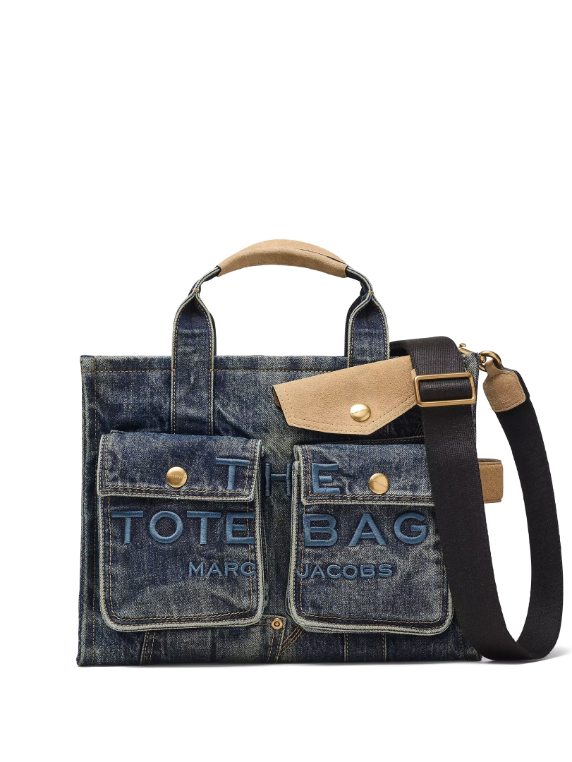 ΓΥΝΑΙΚΕΙΑ ΤΣΑΝΤΑ ΧΕΙΡΟΣ THE DENIM SUEDE MEDIUM CARGO TOTE BAG 0