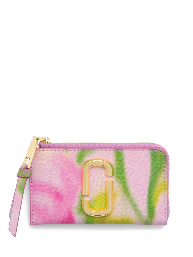 ΓΥΝΑΙΚΕΙΟ ΠΟΡΤΟΦΟΛΙ THE BLURRED FLORAL SNAPSHOT TOP ZIP MULTI WALLET 0