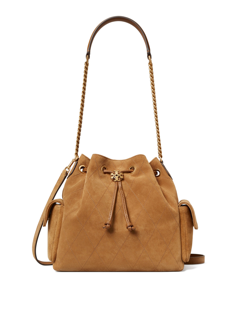 ΓΥΝΑΙΚΕΙΑ ΤΣΑΝΤΑ ΩΜΟΥ CHARLIE QUILTED SUEDE DRAWSTRING 0