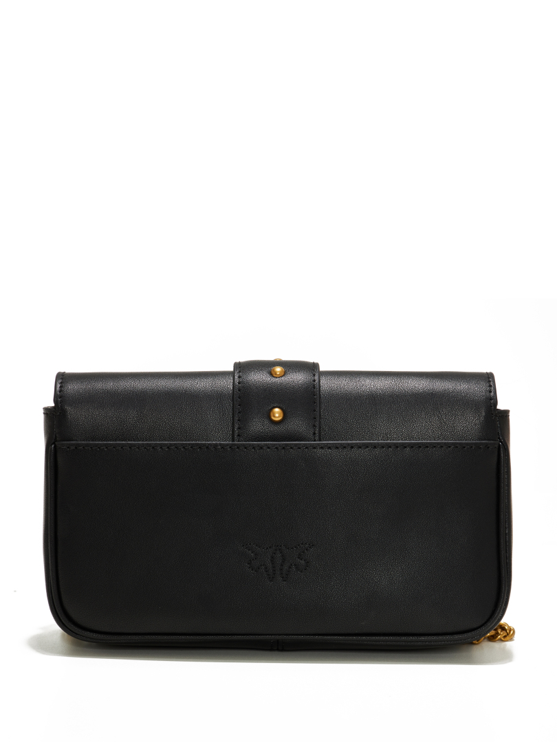 ΔΕΡΜΑΤΙΝΗ ΤΣΑΝΤΑ ΜΕ ΑΛΥΣΙΔΑ LOVE ICON POCKET 1