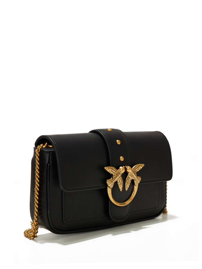 ΔΕΡΜΑΤΙΝΗ ΤΣΑΝΤΑ ΜΕ ΑΛΥΣΙΔΑ LOVE ICON POCKET 2