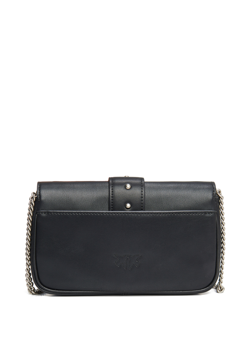 ΓΥΝΑΙΚΕΙΑ ΔΕΡΜΑΤΙΝΗ ΤΣΑΝΤΑ ΩΜΟΥ LOVE ICON POCKET 1