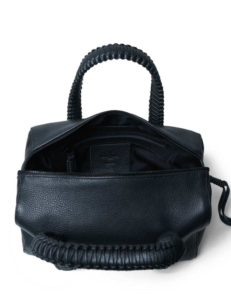 ΓΥΝΑΙΚΕΙΑ ΔΕΡΜΑΤΙΝΗ ΤΣΑΝΤΑ ΧΕΙΡΟΣ MEDIUM BOWLING 3