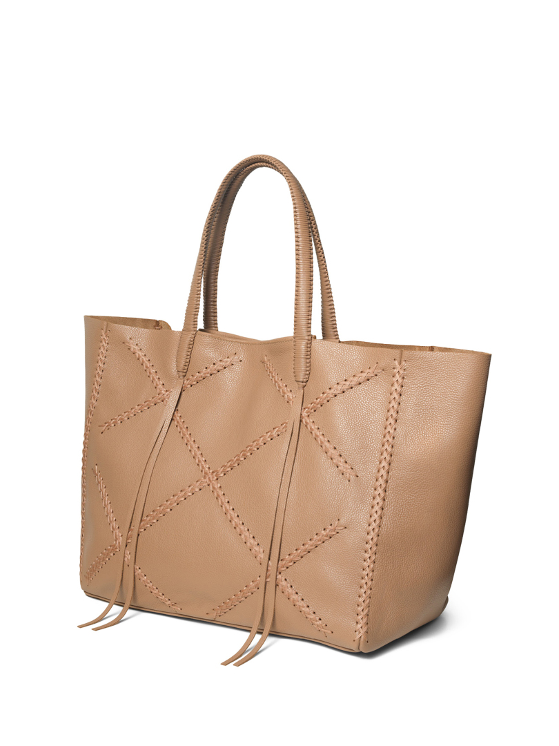 ΓΥΝΑΙΚΕΙΑ ΔΕΡΜΑΤΙΝΗ ΤΣΑΝΤΑ ΩΜΟΥ CROSS TOTE  2