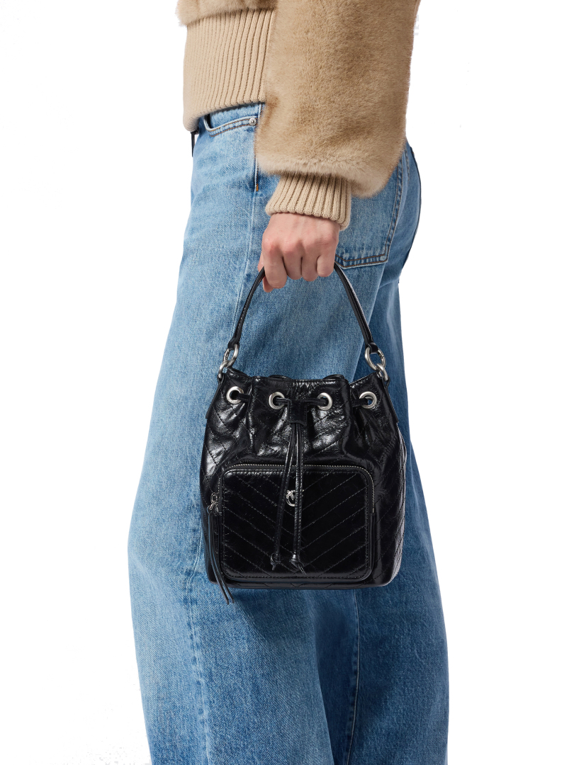 ΓΥΝΑΙΚΕΙΑ ΔΕΡΜΑΤΙΝΗ ΤΣΑΝΤΑ BUCKET CARGO 7