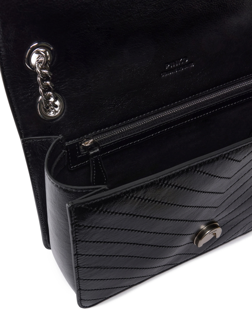 ΓΥΝΑΙΚΕΙΑ ΔΕΡΜΑΤΙΝΗ ΤΣΑΝΤΑ ΩΜΟΥ LOVE ONE LIGHT CLASSIC 4