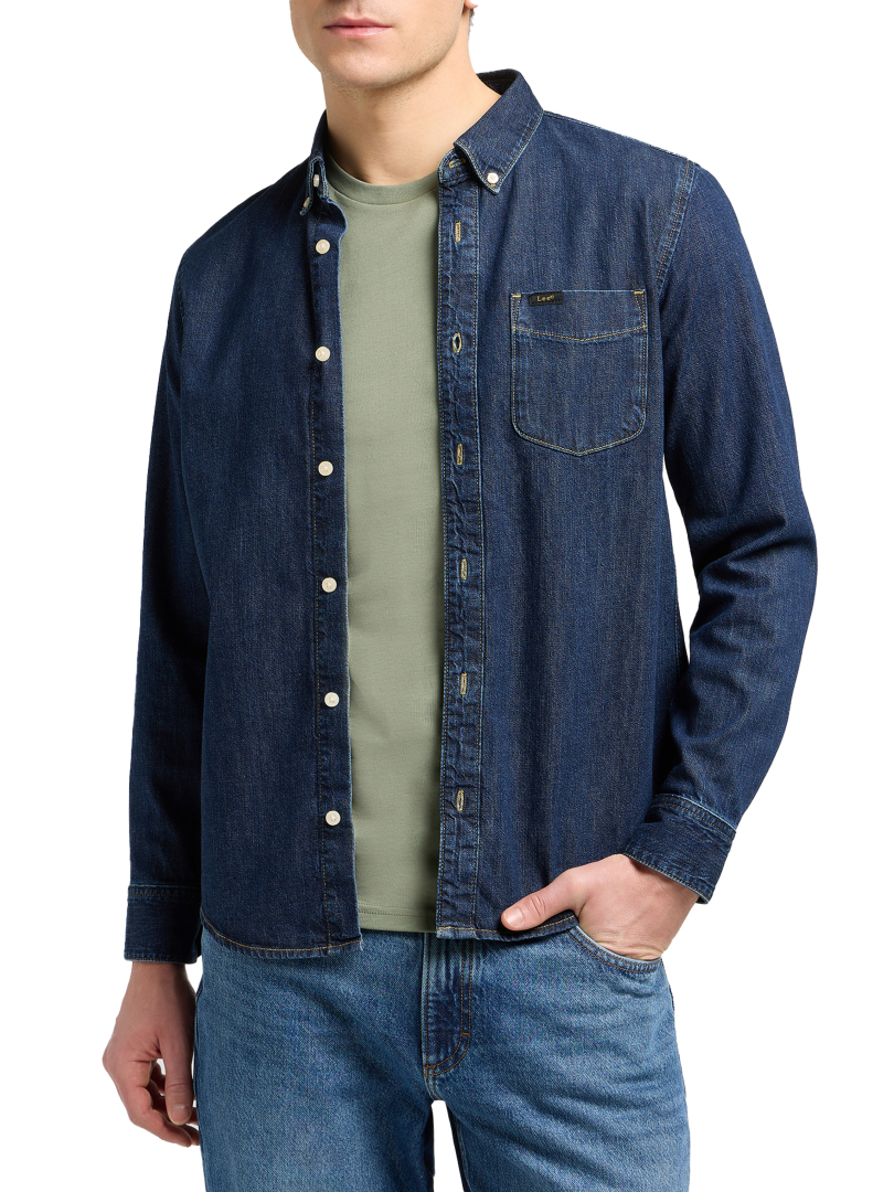 ΑΝΔΡΙΚΟ ΠΟΥΚΑΜΙΣΟ BUTTON DOWN DENIM 1