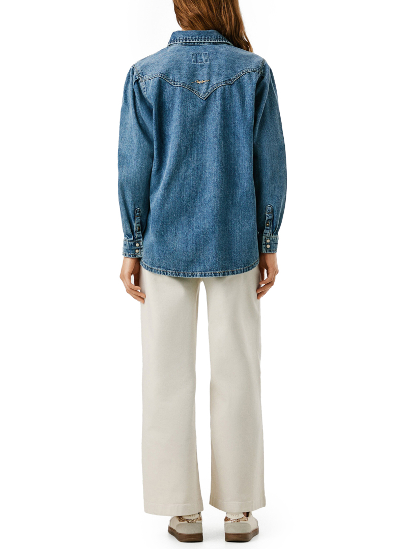 ΓΥΝΑΙΚΕΙΟ DENIM ΠΟΥΚΑΜΙΣΟ 2