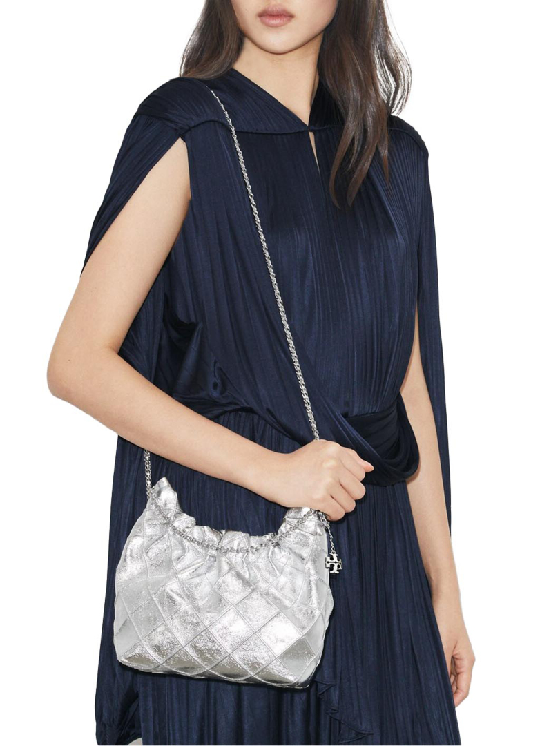 ΓΥΝΑΙΚΕΙΑ ΤΣΑΝΤΑ ΩΜΟΥ MINI FLEMING METALLIC HOBO 2