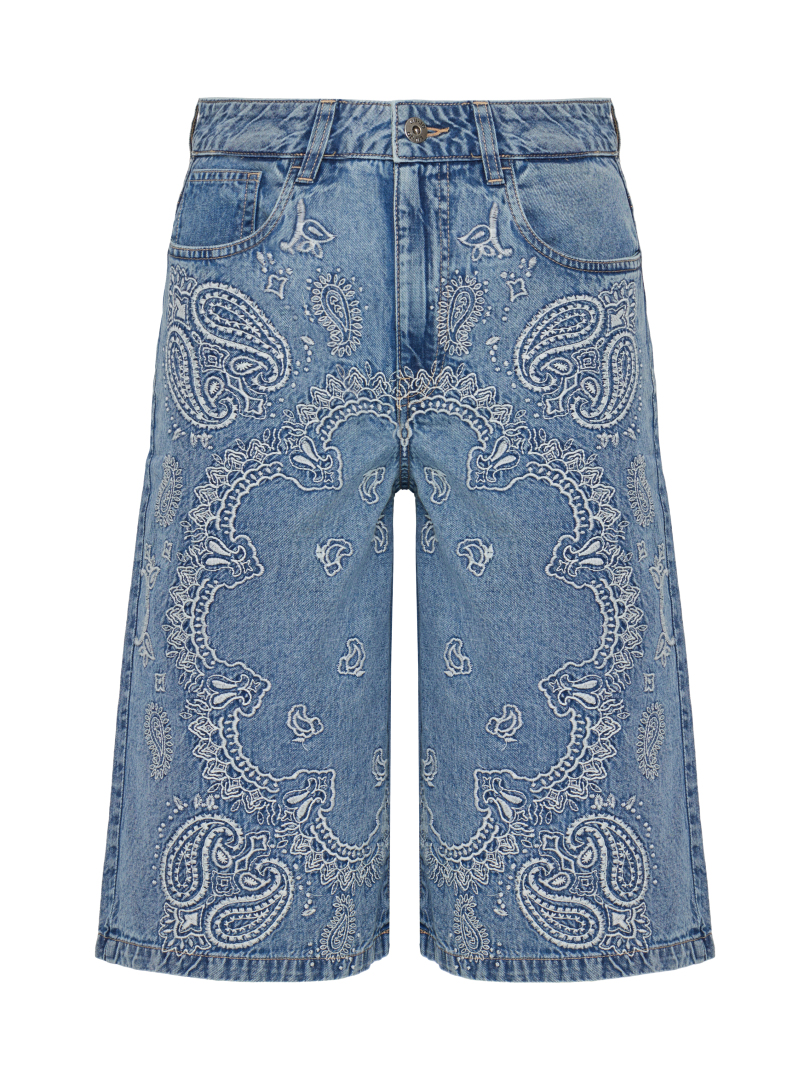 ΓΥΝΑΙΚΕΙΑ DENIM ΒΕΡΜΟΥΔΑ ΜΕ ΚΕΝΤΗΜΑΤΑ 0