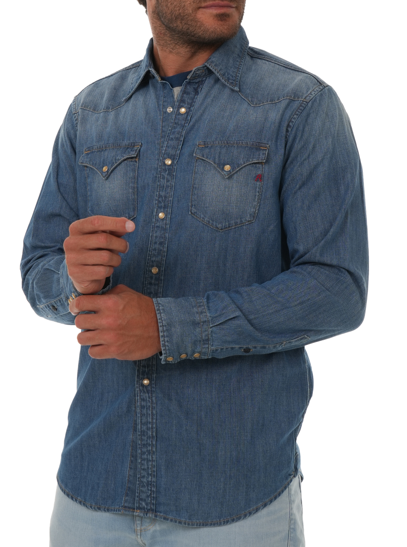 ΑΝΔΡΙΚΟ DENIM ΠΟΥΚΑΜΙΣΟ 1