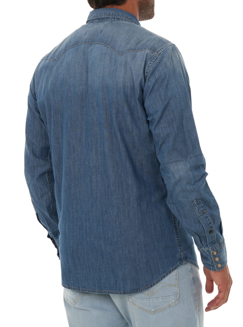 ΑΝΔΡΙΚΟ DENIM ΠΟΥΚΑΜΙΣΟ 2