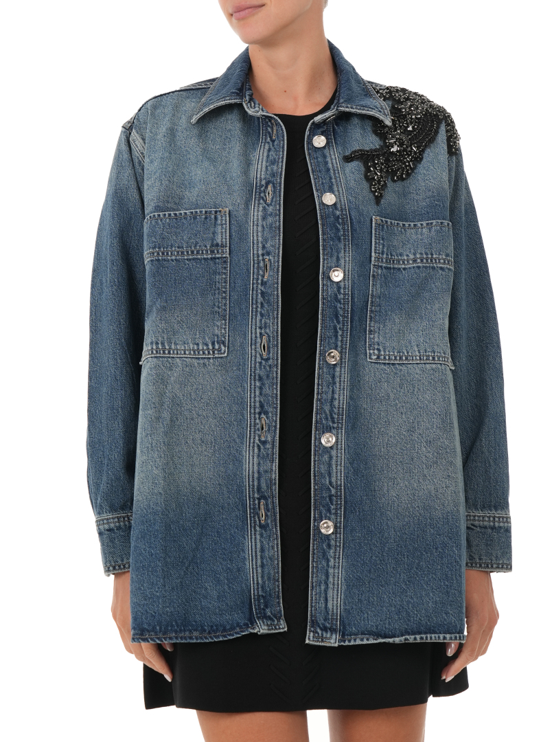 ΓΥΝΑΙΚΕΙΟ DENIM OVERSHIRT 1