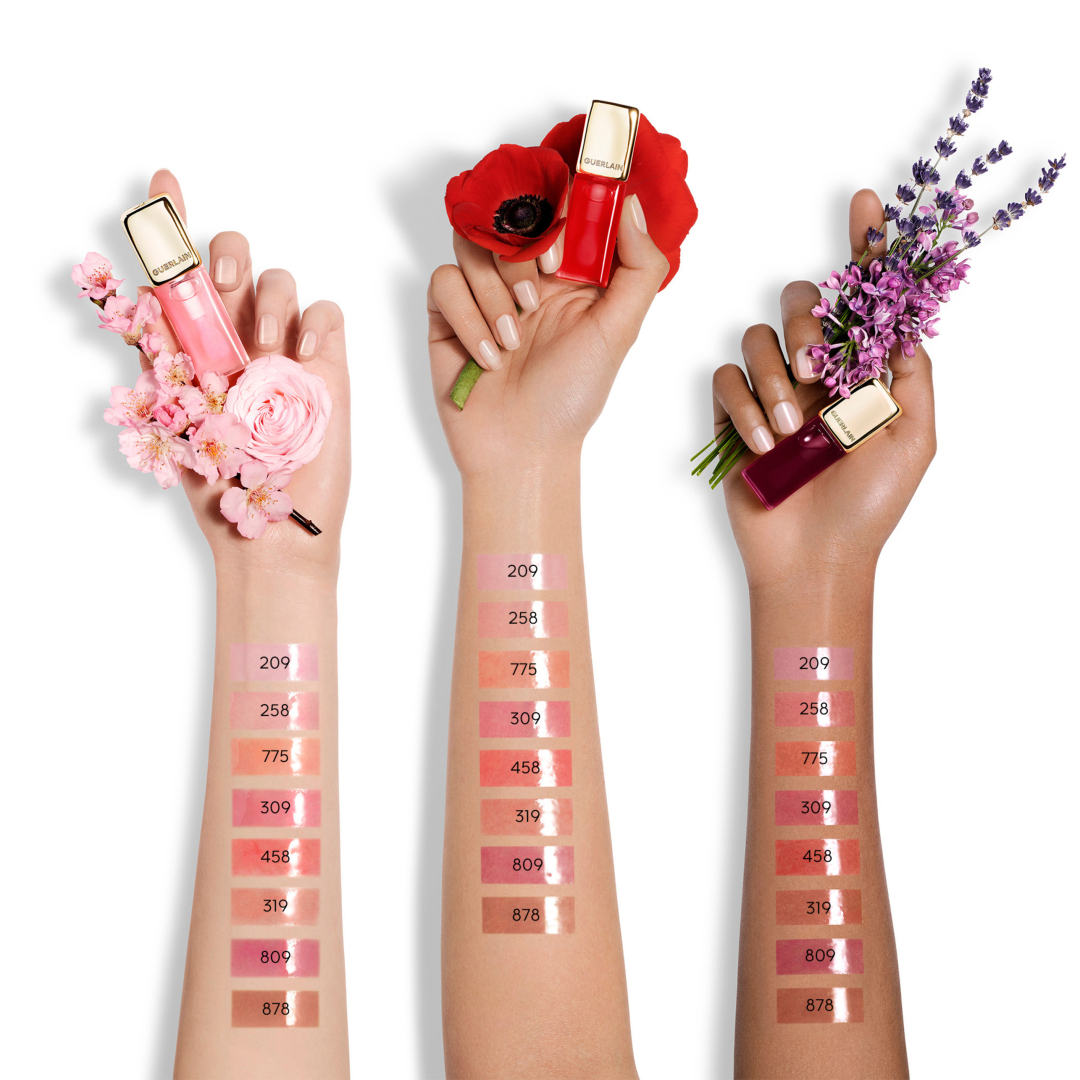 KISSKISS BEE GLOW OIL 92% NATURAL-ORIGIN HONEY TINT LIP OIL 3