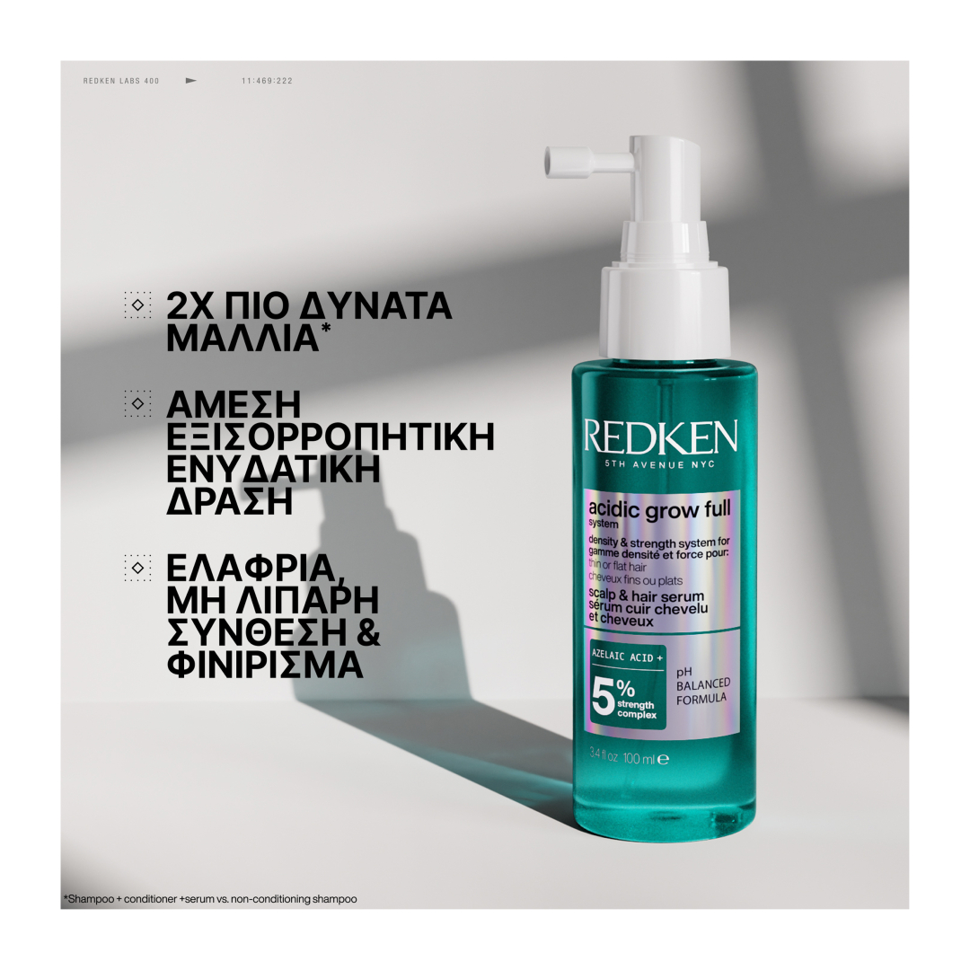 ACIDIC GROW FULL SYSTEM SERUM ΑΝΑΖΩΟΓΟΝΗΣΗΣ & ΕΝΥΔΑΤΩΣΗΣ 1