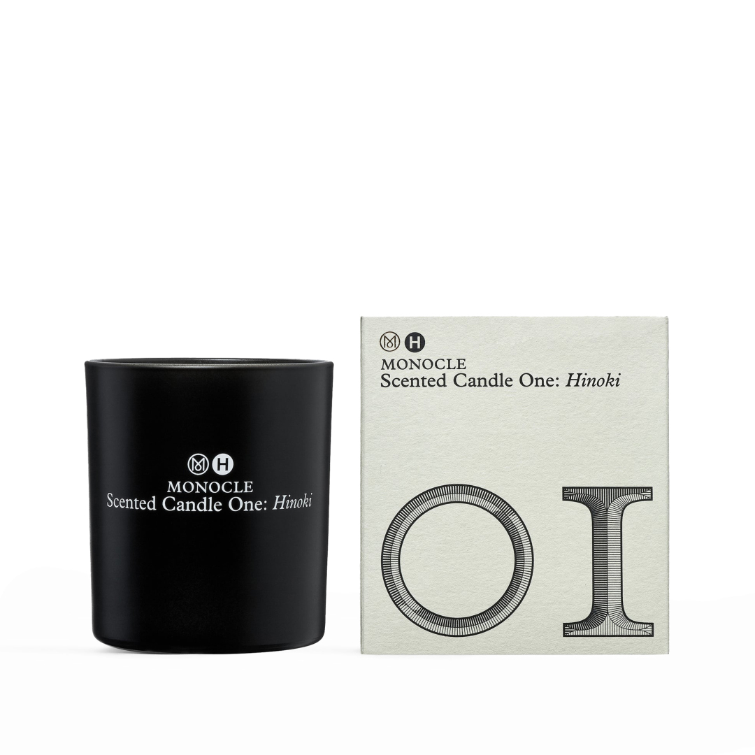 MONOCKLE HINOKI CANDLE 1
