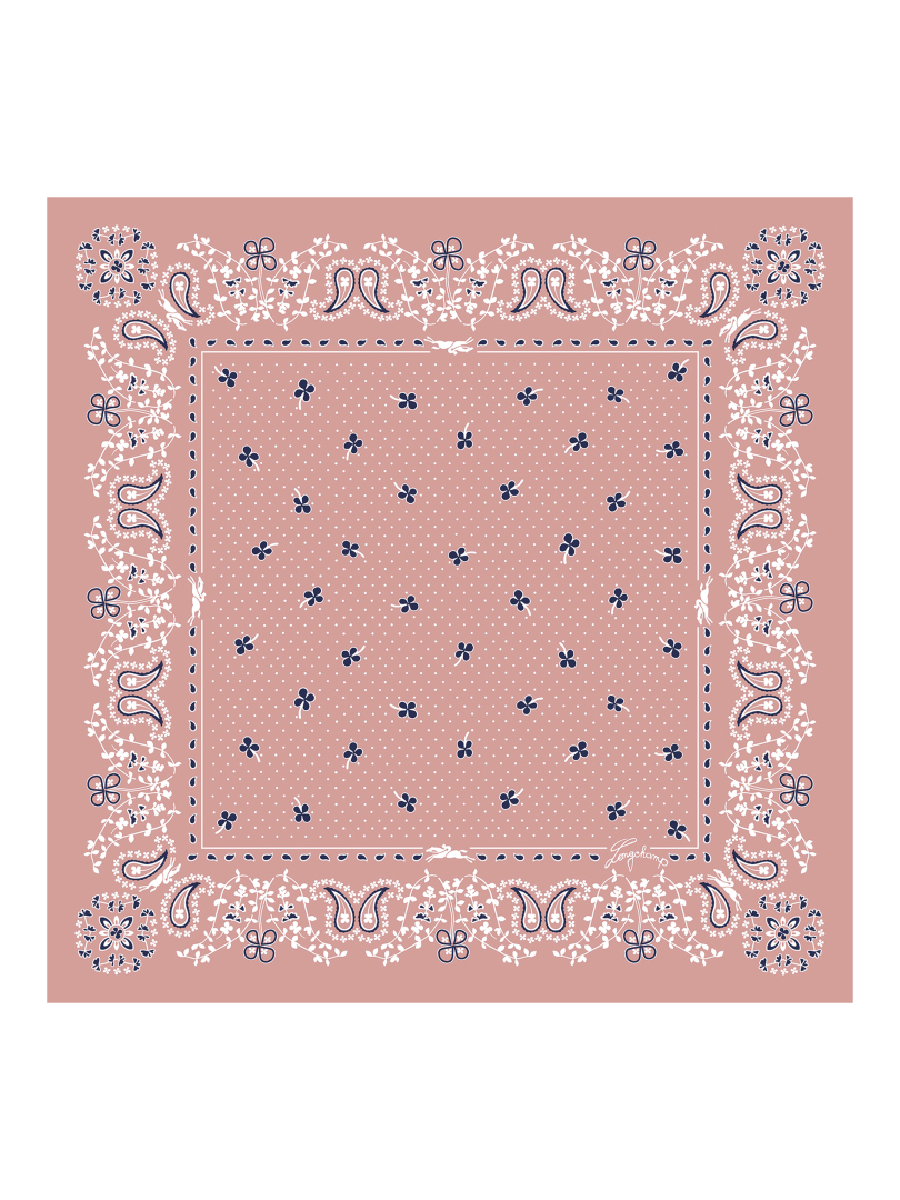 ΓΥΝΑΙΚΕΙΟ ΦΟΥΛΑΡΙ FRENCH BANDANA SILK SCARF 50 0