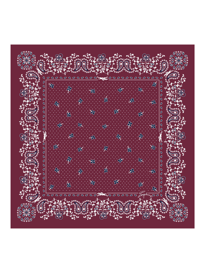 ΓΥΝΑΙΚΕΙΟ ΦΟΥΛΑΡΙ FRENCH BANDANA SILK SCARF 50 0