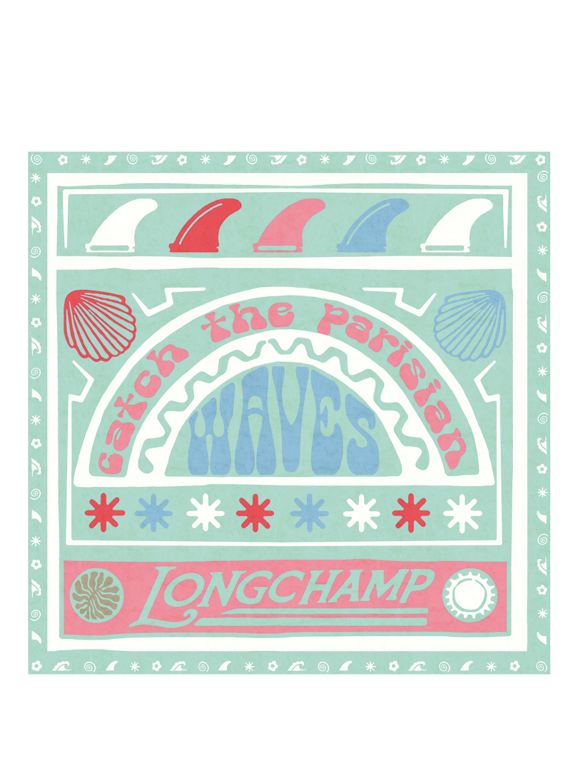 ΓΥΝΑΙΚΕΙΟ ΜΕΤΑΞΩΤΟ ΦΟΥΛΑΡΙ CATCH THE PARISIAN WAVE SILK SCARF 50 0