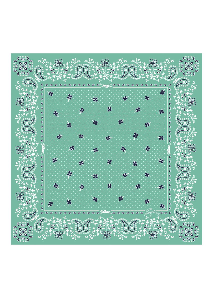 ΓΥΝΑΙΚΕΙΟ ΦΟΥΛΑΡΙ FRENCH BANDANA SILK SCARF 50 0