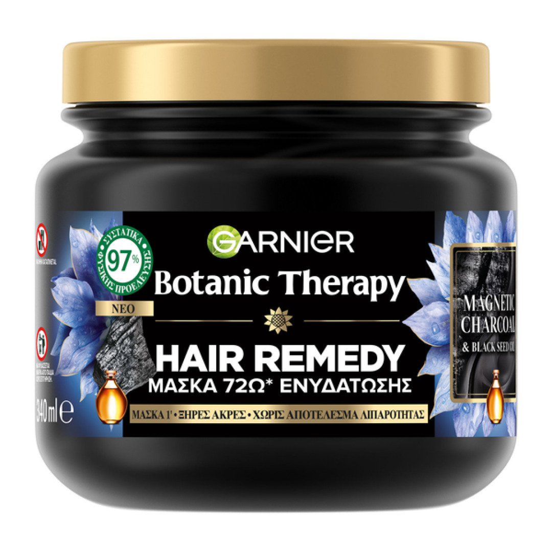 BOTANIC THERAPY ΜΑΣΚΑ ΜΑΛΛΙΩΝ MAGNETIC CHARCOAL 0
