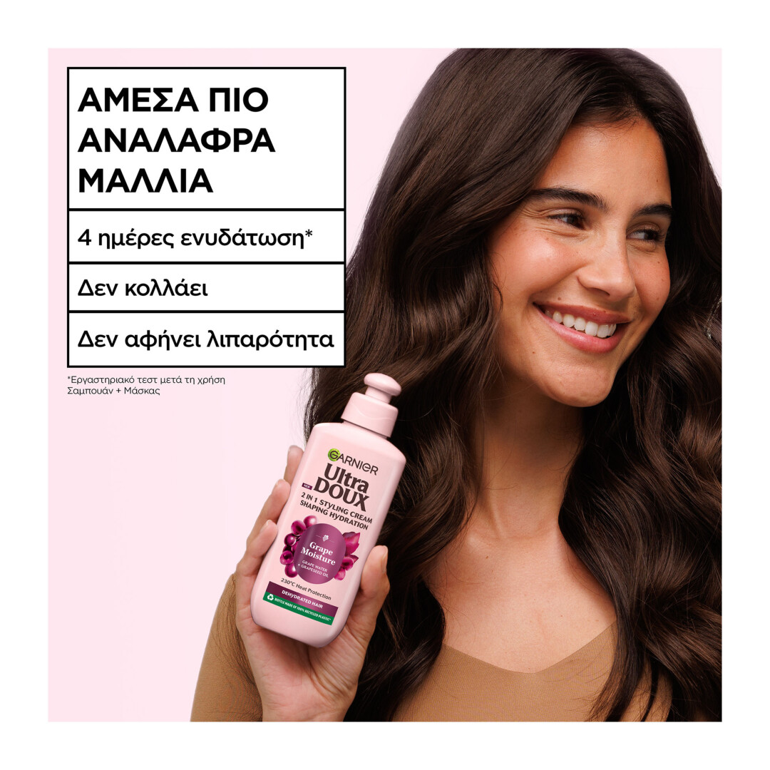 BOTANIC ΤHERAPY GRAPE MOISTURE  2 ΣΕ 1 ΚΡΕΜΑ LEAVE-IN  8