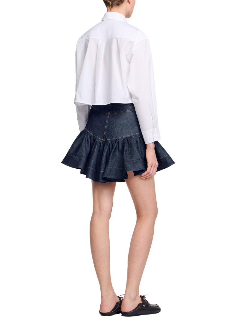 ΓΥΝΑΙΚΕΙΟ CROP ΠΟΥΚΑΜΙΣΟ  2