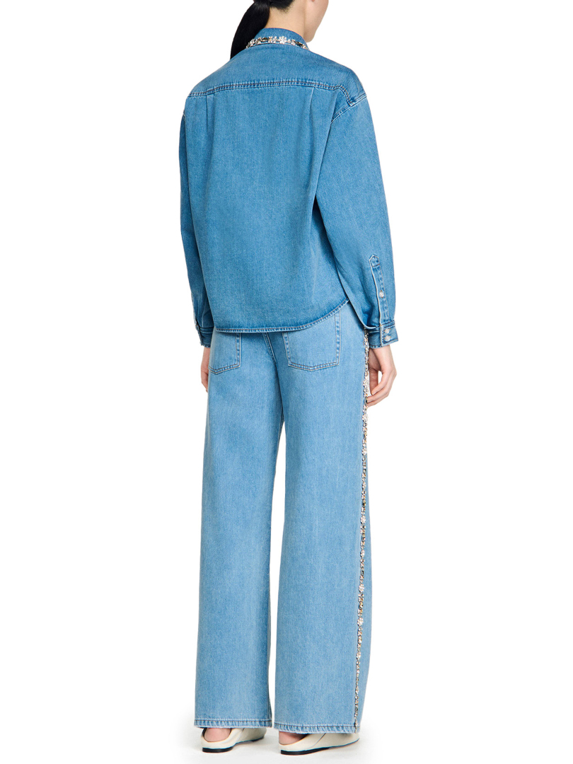 ΓΥΝΑΙΚΕΙΟ DENIM ΠΟΥΚΑΜΙΣΟ  2