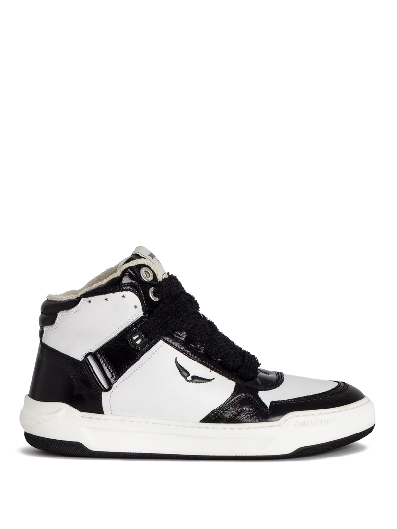 ΓΥΝΑΙΚΕΙΑ ΔΕΡΜΑΤΙΝΑ SNEAKERS HIGH WINGS 0