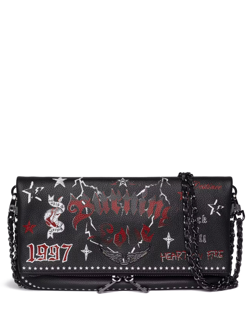 ΓΥΝΑΙΚΕΙΟ ΔΕΡΜΑΤΙΝΟ CLUTCH ROCK PUNK 0