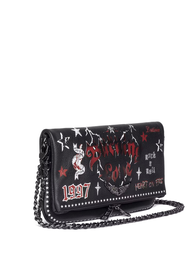 ΓΥΝΑΙΚΕΙΟ ΔΕΡΜΑΤΙΝΟ CLUTCH ROCK PUNK 2