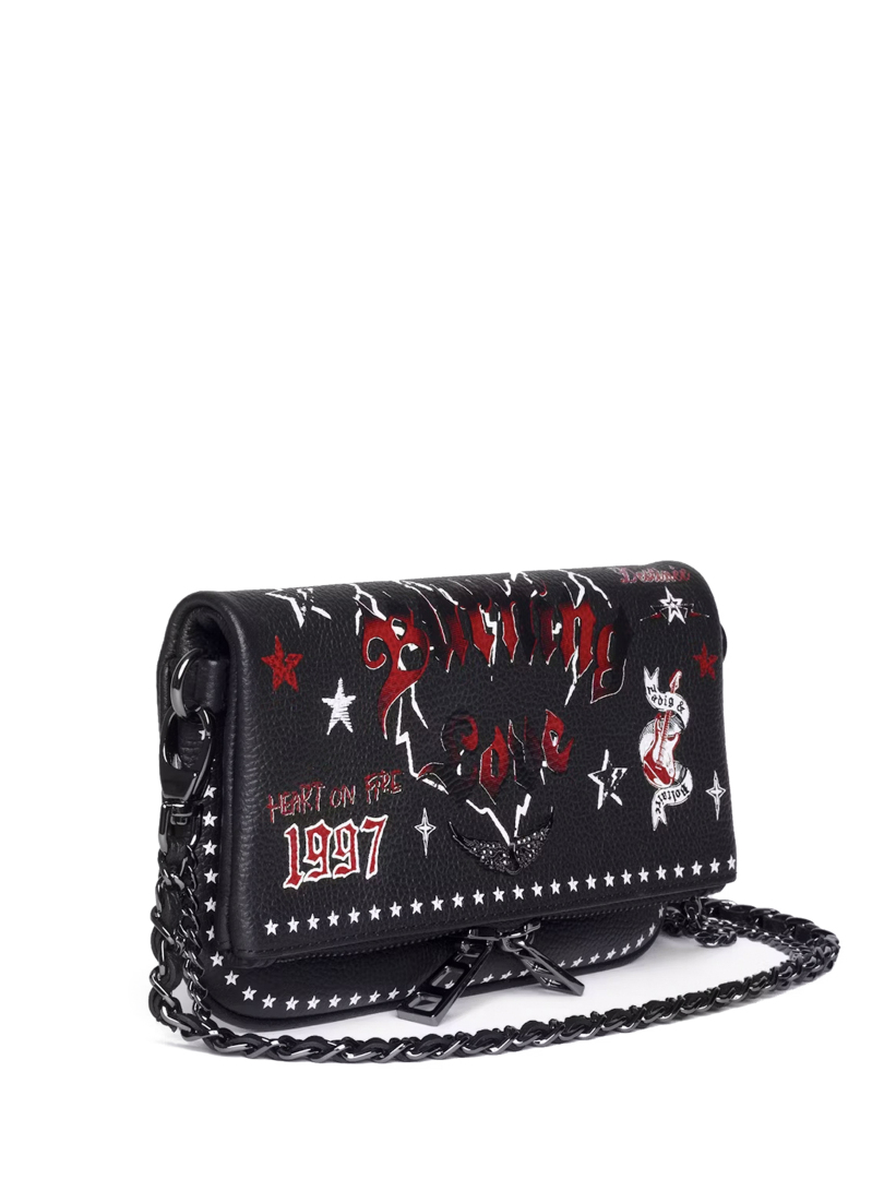 ΓΥΝΑΙΚΕΙΟ ΔΕΡΜΑΤΙΝΟ CLUTCH ROCK PUNK 2