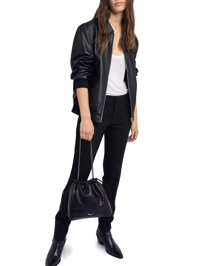 ΓΥΝΑΙΚΕΙΑ ΔΕΡΜΑΤΙΝΗ ΤΣΑΝΤΑ ΩΜΟΥ ROCK TODAY 4