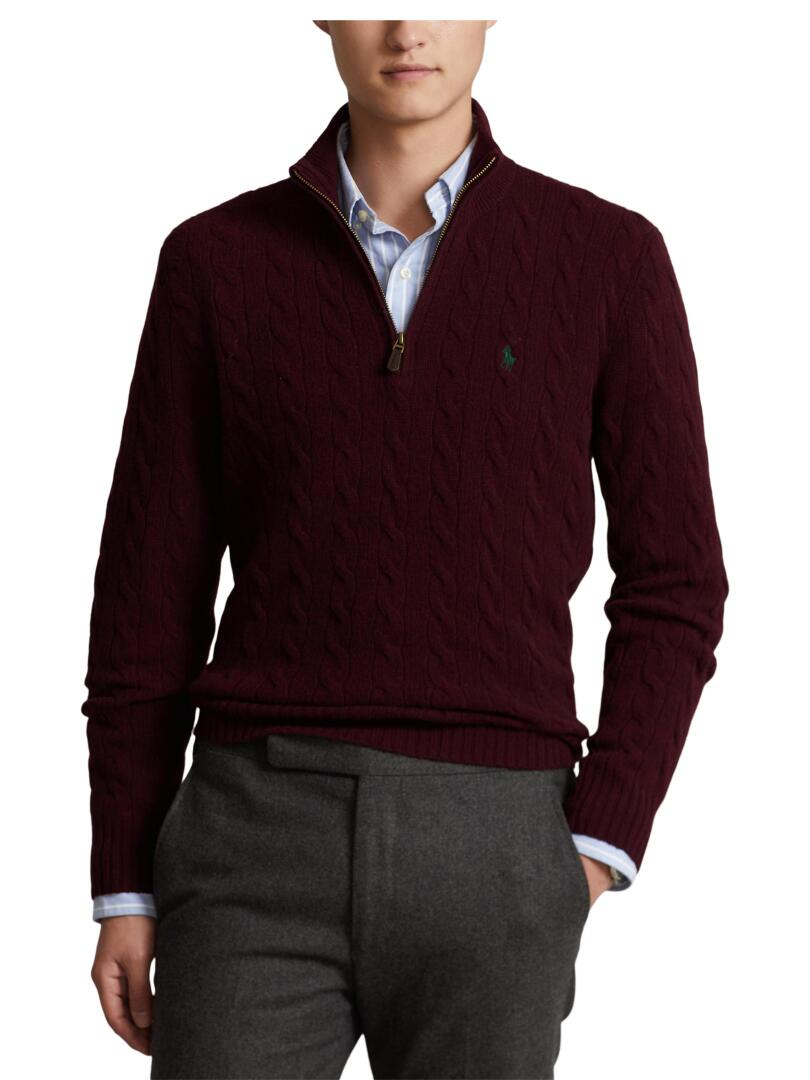 ΑΝΔΡΙΚΟ ΜΑΛΛΙΝΟ ΠΟΥΛΟΒΕΡ HALF-ZIP 1