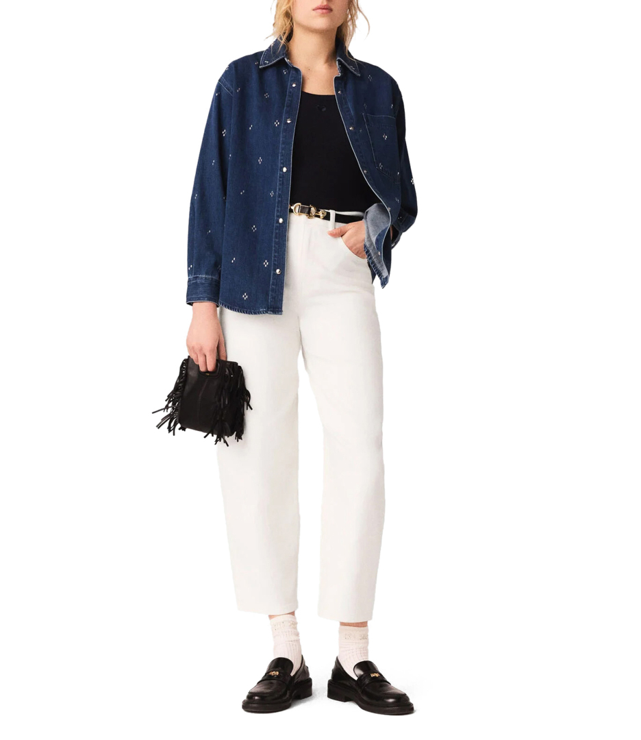 ΓΥΝΑΙΚΕΙΟ DENIM ΠΟΥΚΑΜΙΣΟ  1