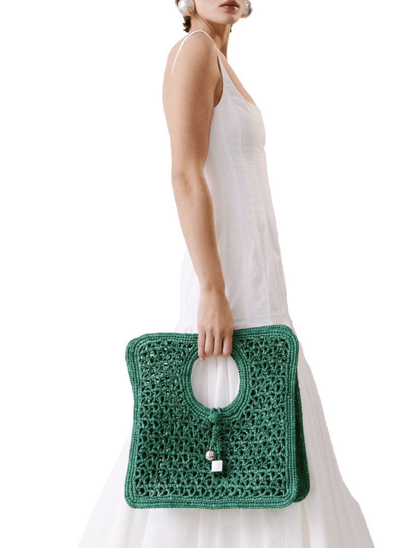 ΓΥΝΑΙΚΕΙΑ ΨΑΘΙΝΗ ΤΣΑΝΤΑ ΧΕΙΡΟΣ LE PETIT CARRE SPIAGGIA 3