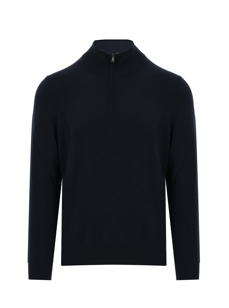 ΑΝΔΡΙΚΟ ΜΑΛΛΙΝΟ ΠΟΥΛΟΒΕΡ HALF-ZIP  1