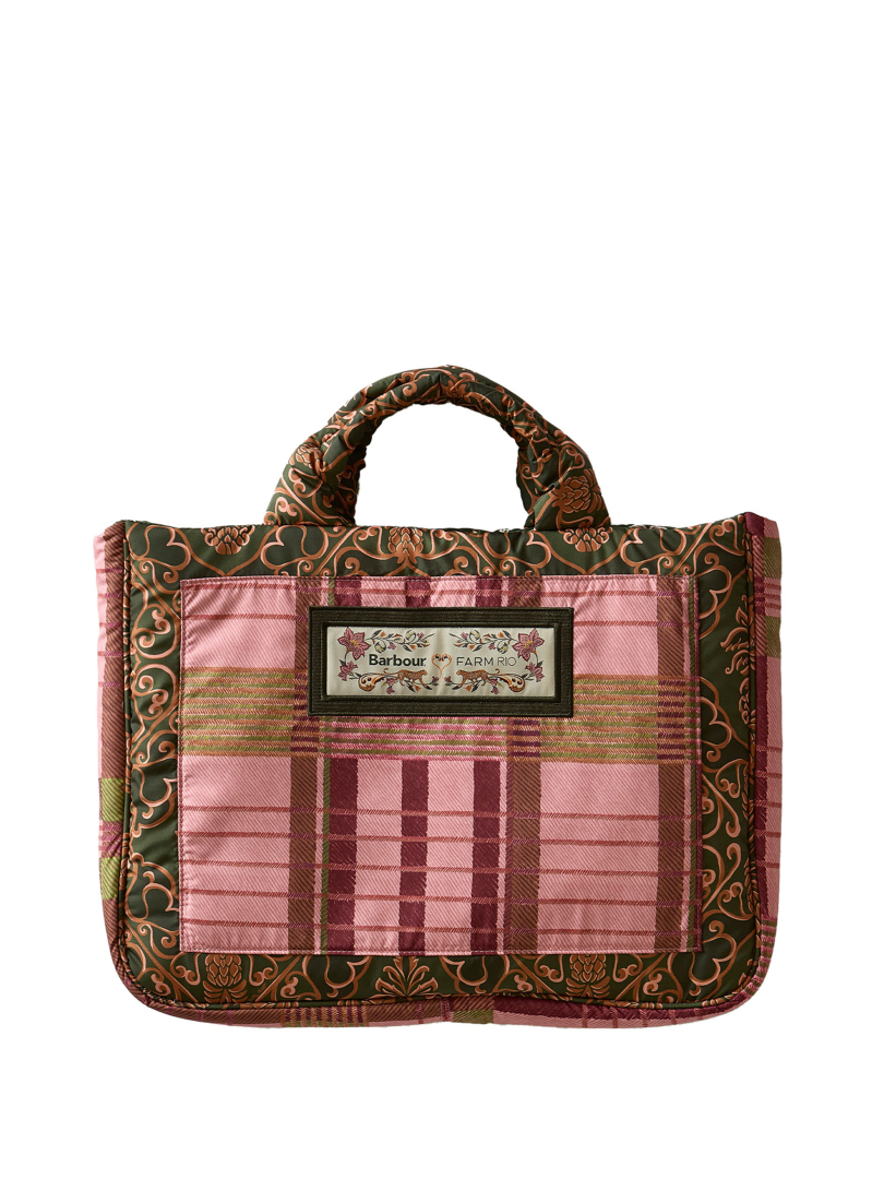 ΓΥΝΑΙΚΕΙΑ ΤΣΑΝΤΑ ΧΕΙΡΟΣ BARBOUR x FARM RIO MARIA CLARA TOTE BAG 0